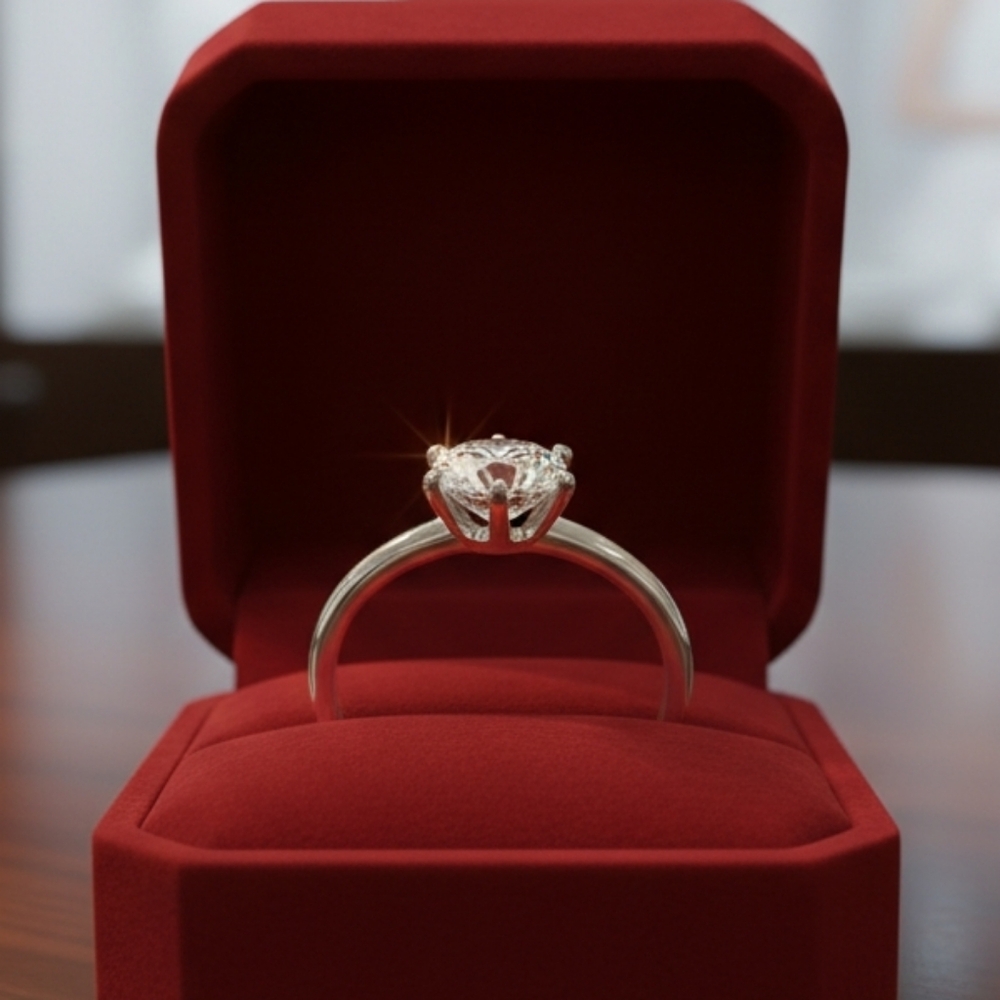 2 CT Classic Solitaire Engagement Ring